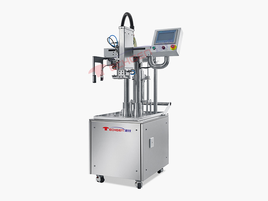 Portable tracking filling machine