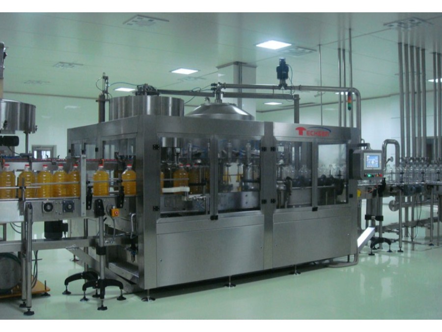 Edible oil filling production line