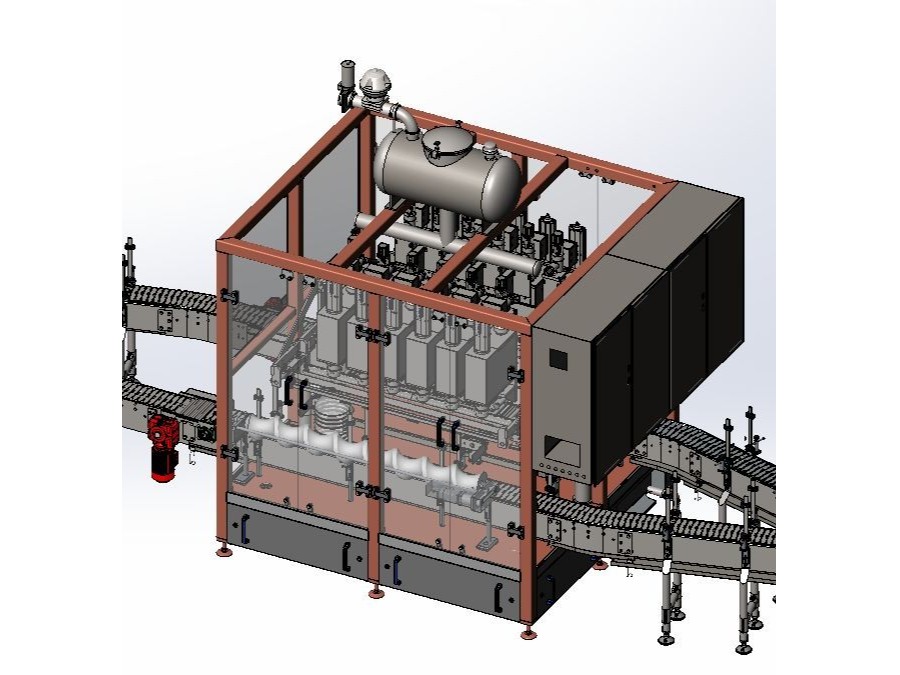 Edible oil filling production line