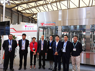 Techgen machinery Exhibition group photo