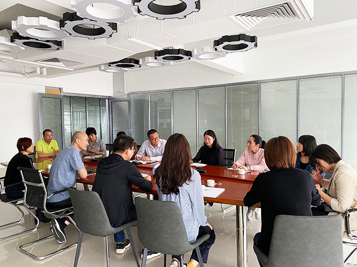 Jianbang Machinery economic promotion Bureau meeting