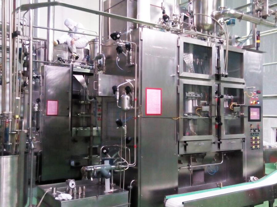 Sterile Baileys bag filling machine